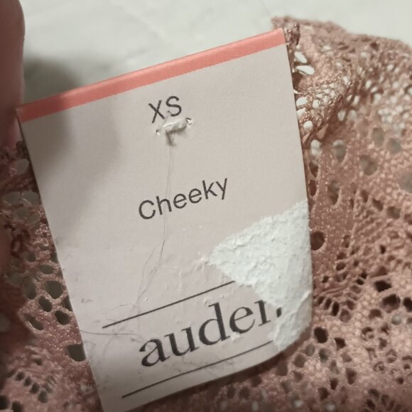 NEW Women's All Over Lace Cheeky Underwear - Auden Mauve XS - Picture 4 of 5